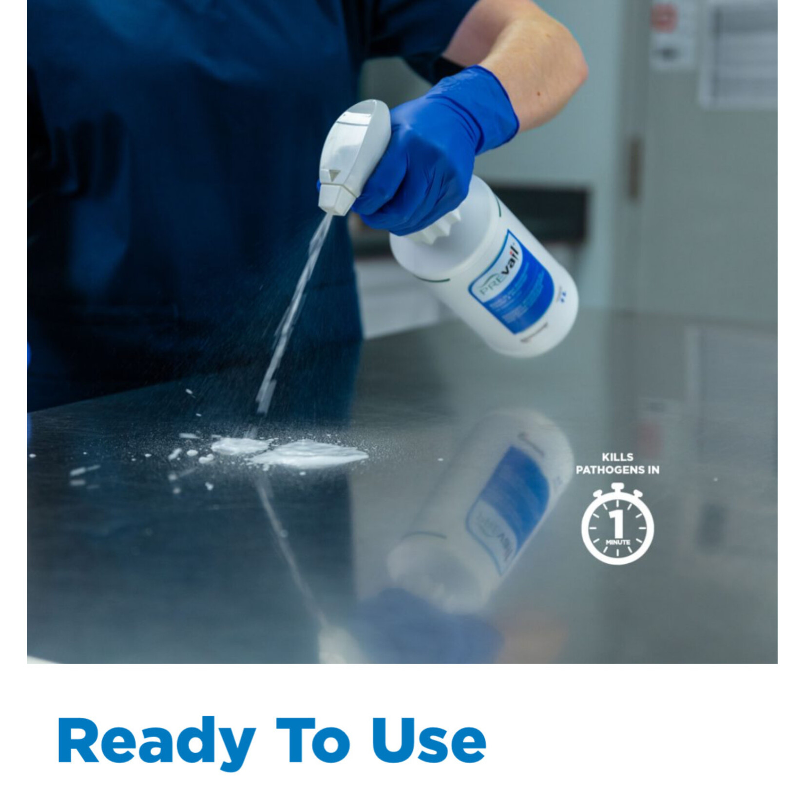Virox Prevail Vet Grade Avian Disinfectant, Ready to Use 1L