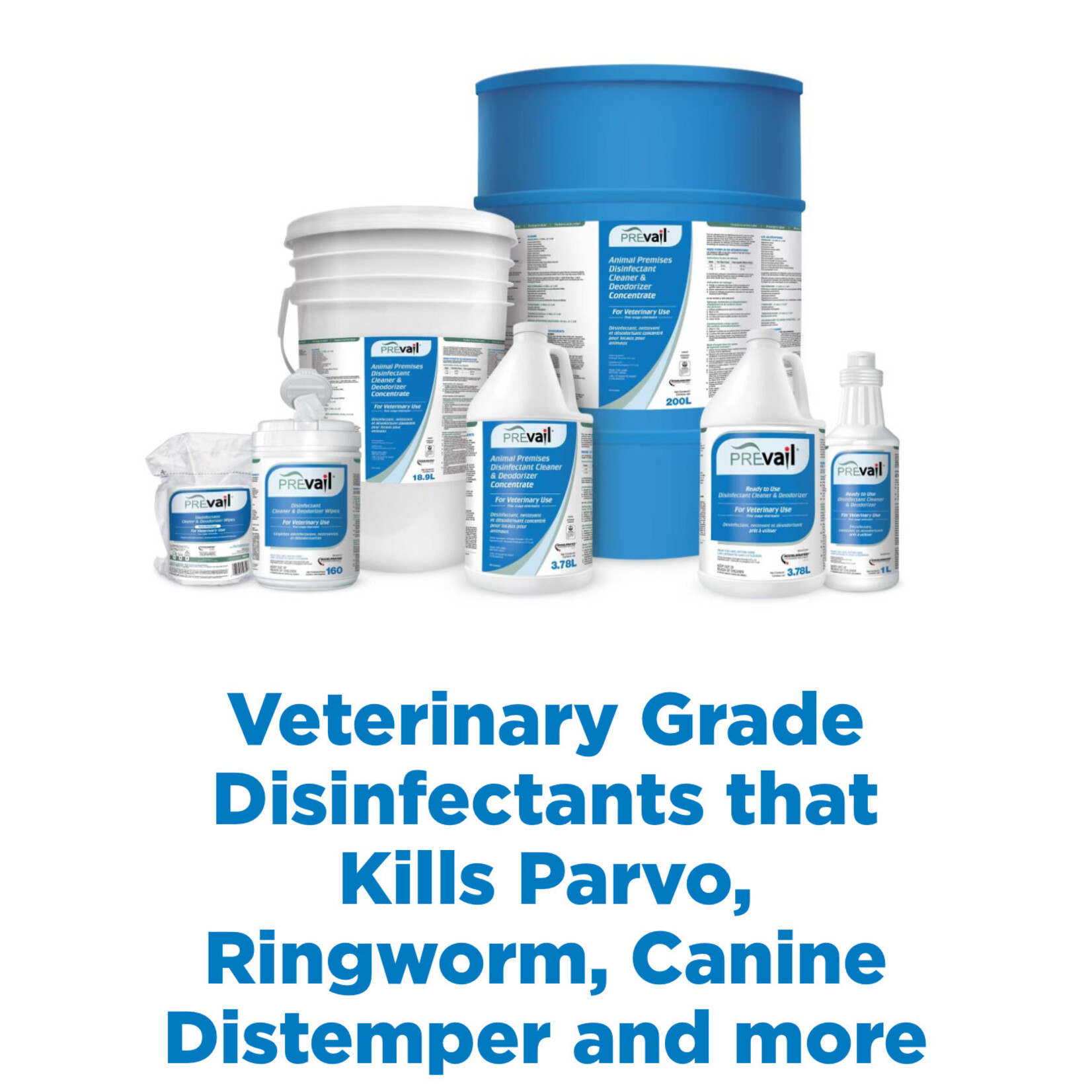 Virox Prevail Vet Grade Avian Disinfectant, Ready to Use 1L