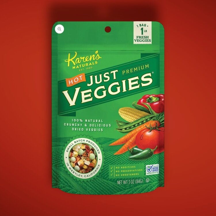 Karen's Naturals Karen's Naturals Just Hot Veggies 3 oz