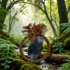 Bonkers Natural Manila Swing Medium 10"