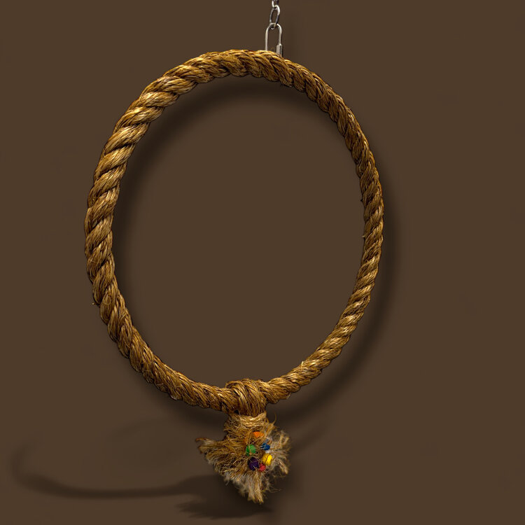 Bonkers Bonkers Natural Manila Swing Large 15”