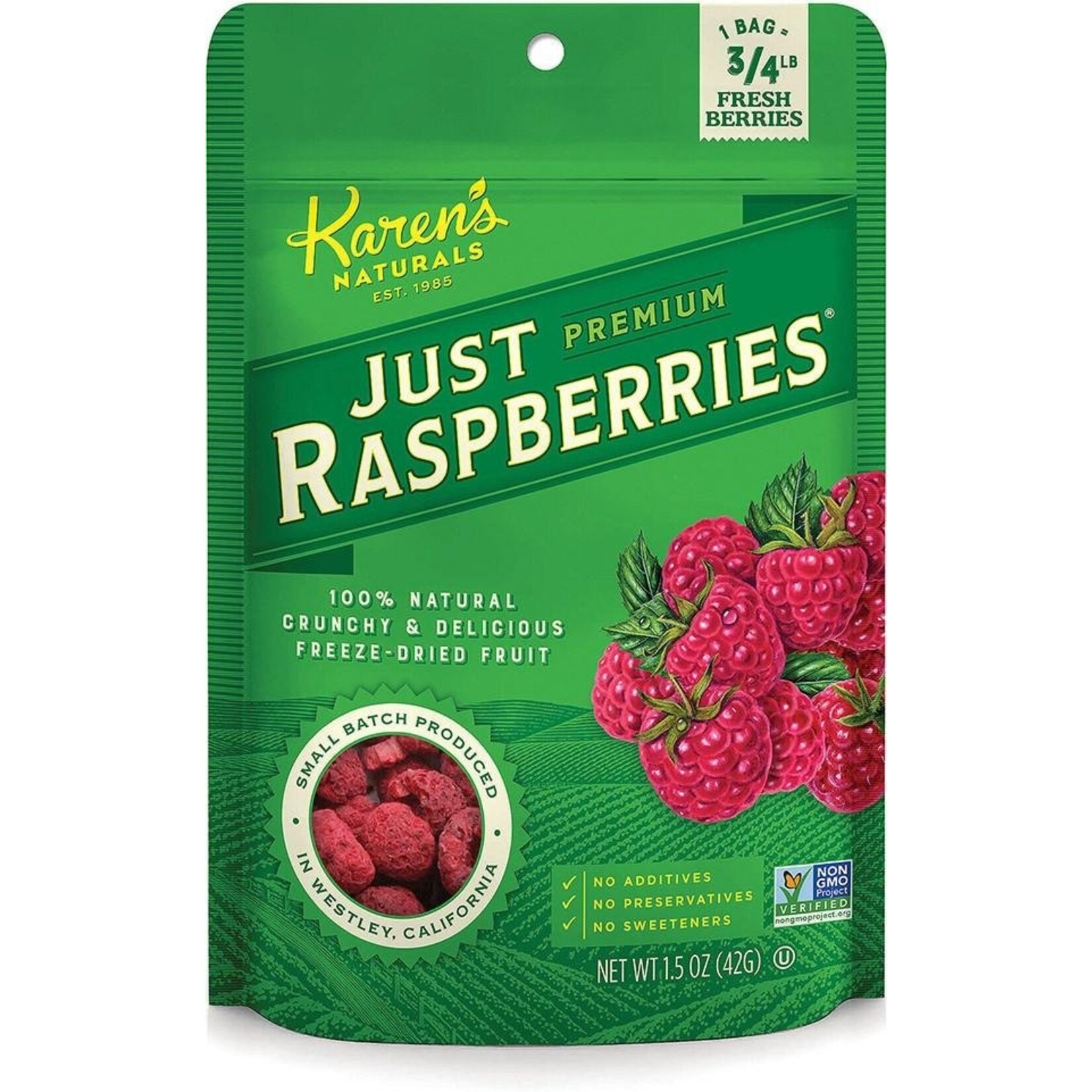 Karen's Naturals Karen's Naturals Just Raspberries 1.5oz