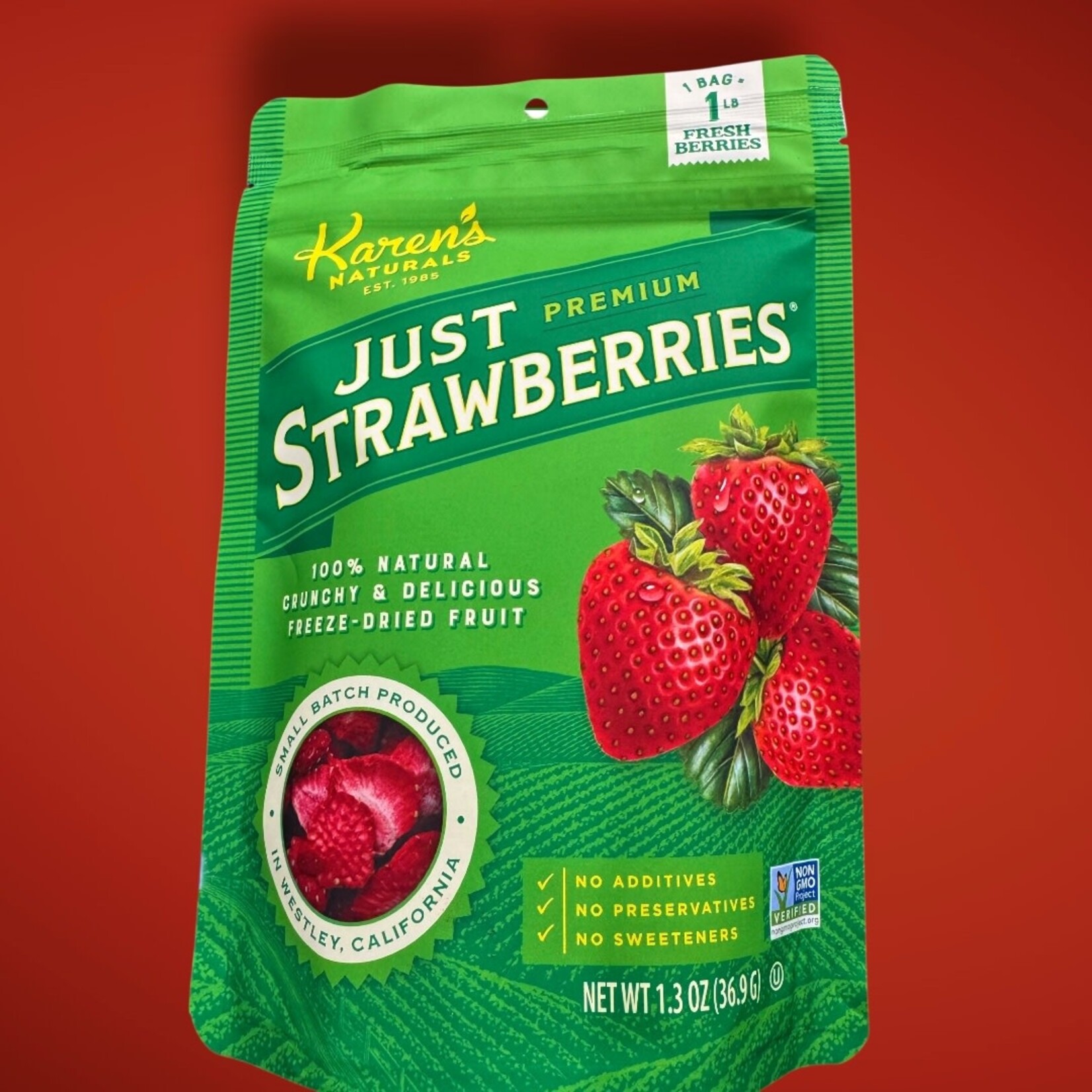 Karen's Naturals Karen's Naturals Just Strawberries 1.3 oz