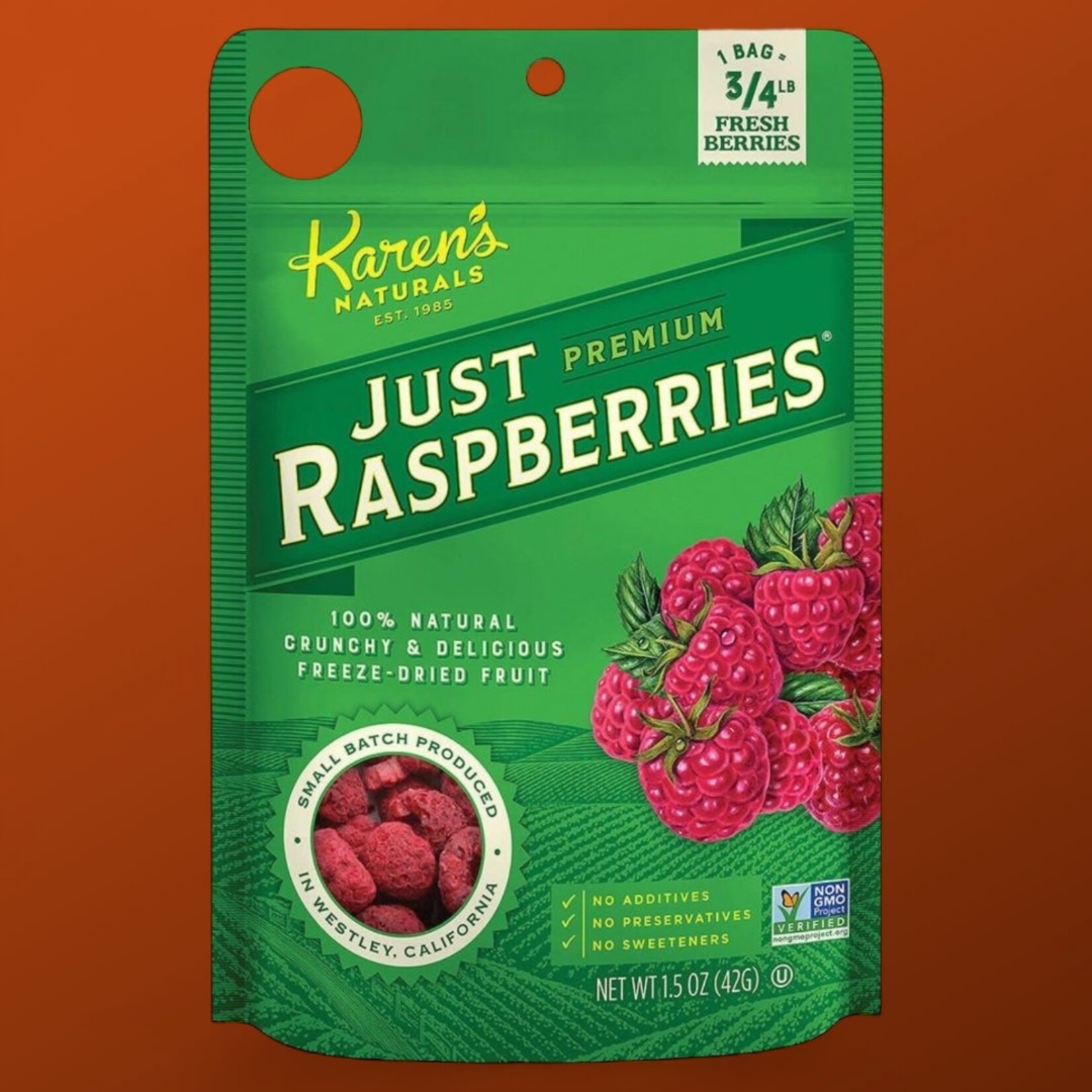 Karen's Naturals Karen's Naturals Just Raspberries 1.5oz