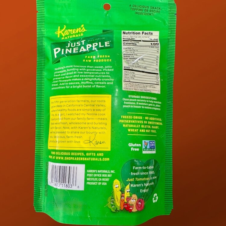 Karen's Naturals Karen's Naturals Just Pineapple 2oz