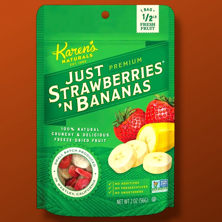 Karen's Naturals Karen's Naturals Just Strawberries N Bananas 2 oz