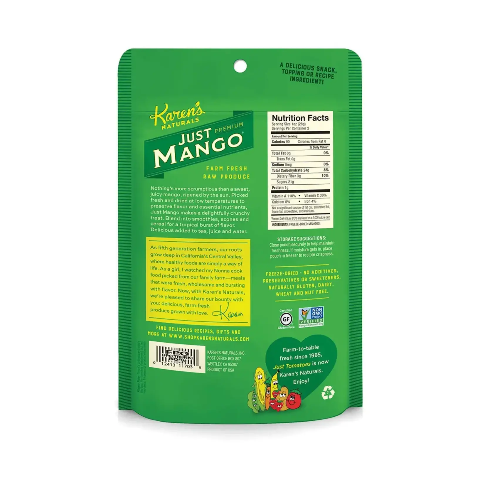Karen's Naturals Karen's Naturals Just Mango 2 oz