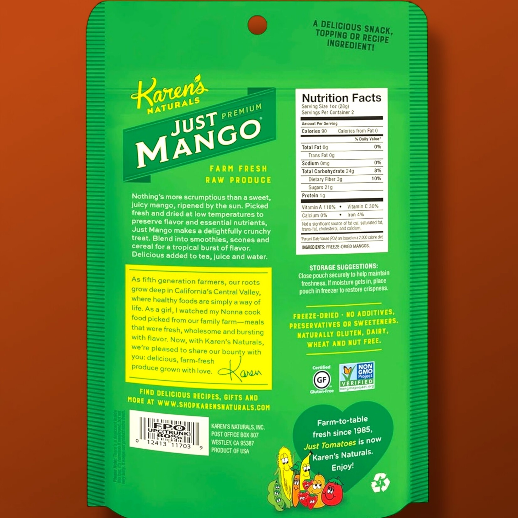 Karen's Naturals Karen's Naturals Just Mango 2 oz