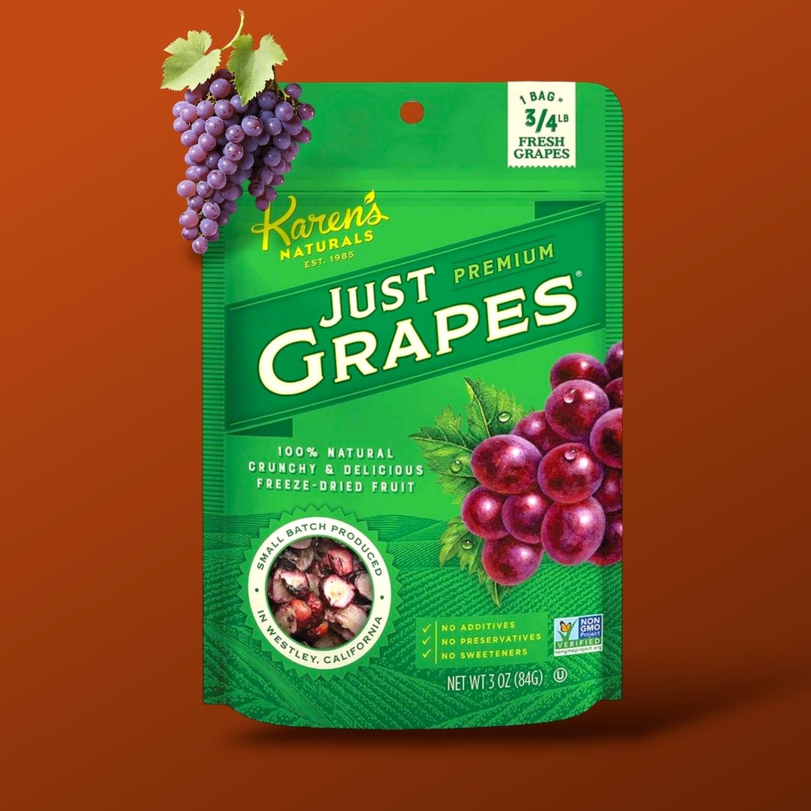 Karen's Naturals Karen's Naturals Just Grapes 3 oz