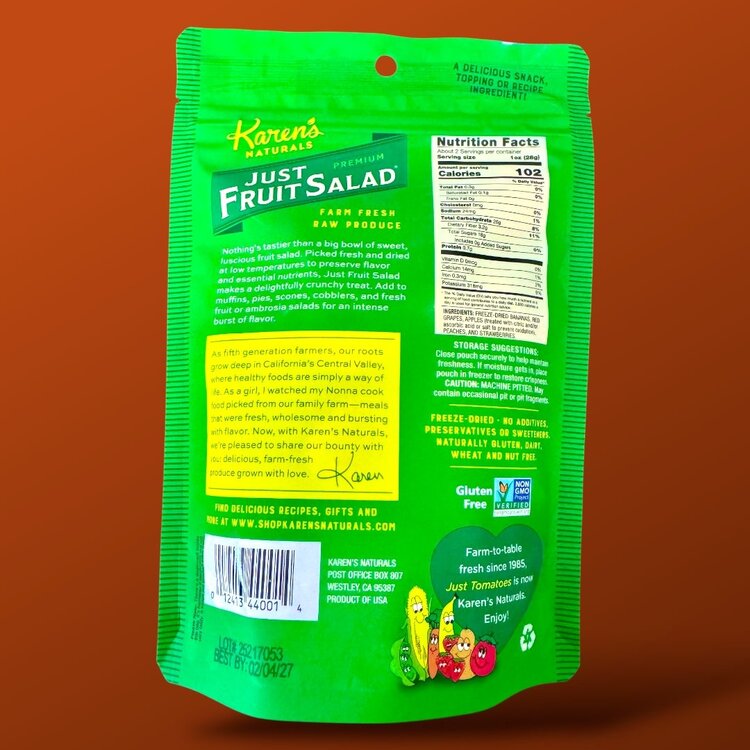 Karen's Naturals Karen's Naturals Just Fruit Salad 2 oz