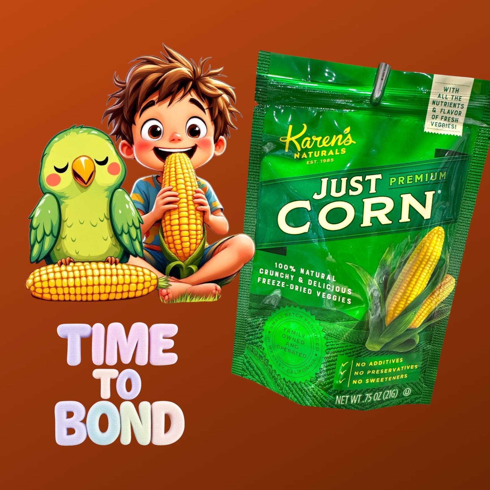 Karen's Naturals Karen's Naturals Just Corn 3/4 oz Snack Bag