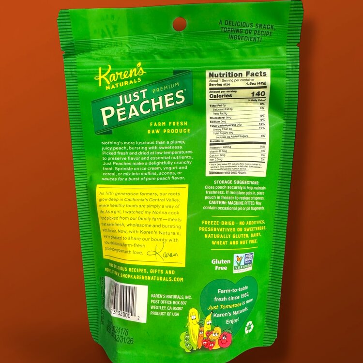 Karen's Naturals Karen's  Naturals Just Peaches 1.2 oz
