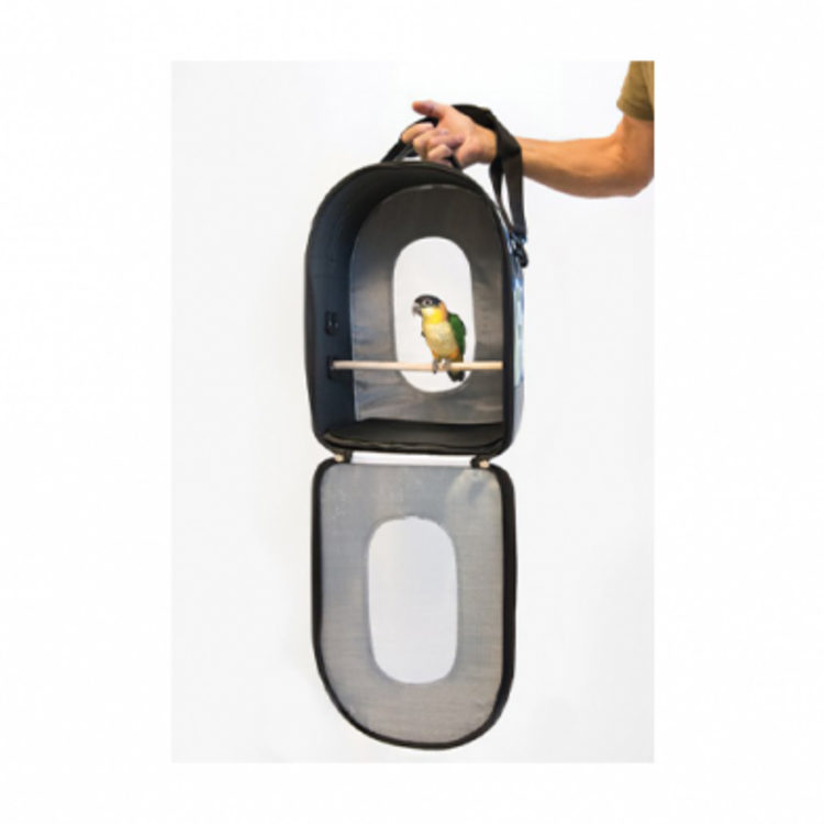 PREVUE PET PRODUCTS INC Prevue Hendryx™ Soft Sided Bird Travel Carrier with Perch Large13.25"x9"x18.5