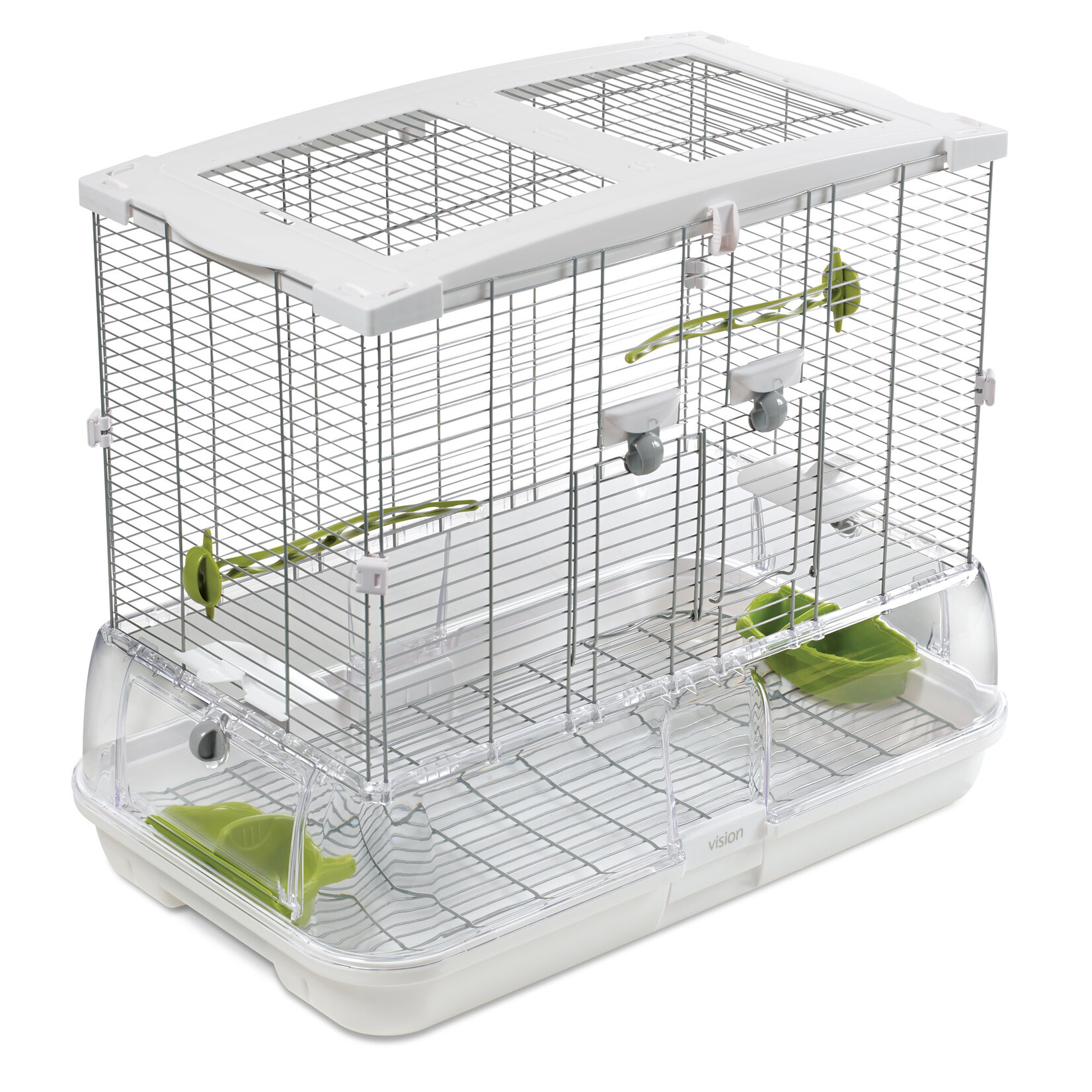 Vision Vision Medium Bird Cage #M01, 25"x16"x21", Small Wire, Single Height