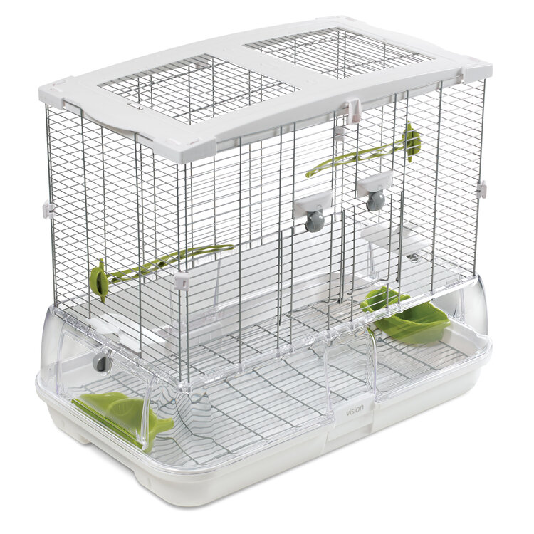 Vision Vision Medium Bird Cage #M01, 25"x16"x21", Small Wire, Single Height