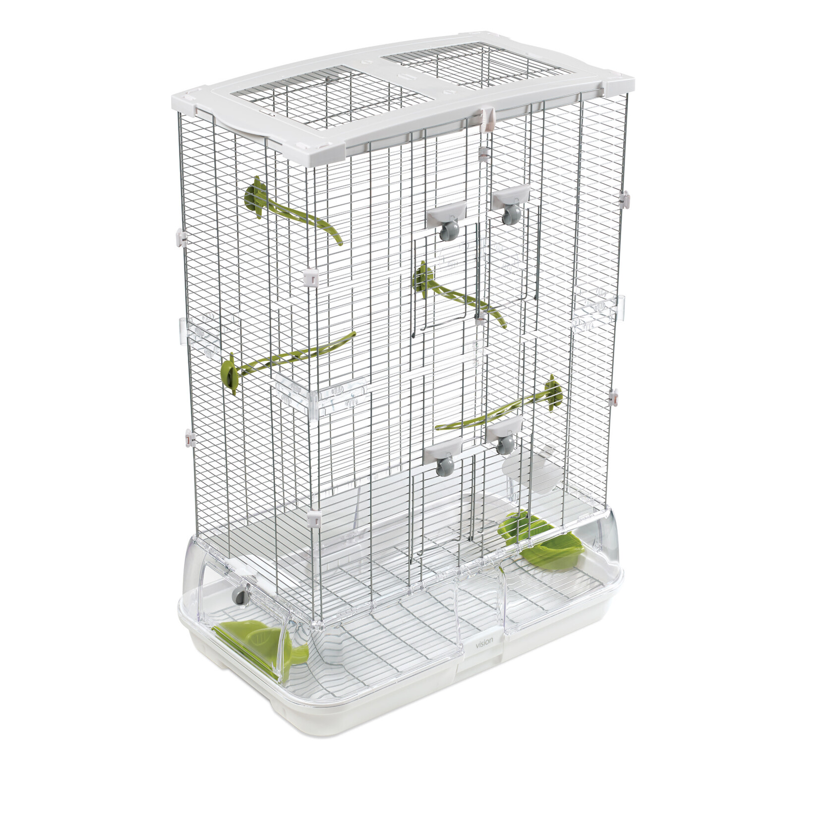 Vision Vision Medium Bird Cage #M02, 25"x16"x34", Small Wire, Double Height,