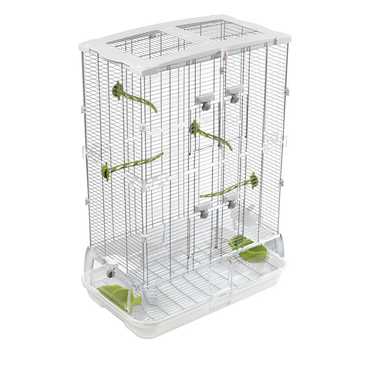 Vision Vision Medium Bird Cage #M02, 25"x16"x34", Small Wire, Double Height,
