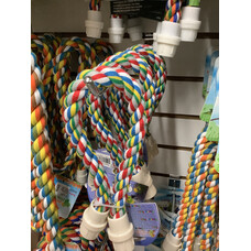 Kings Cages Kings Cages Small Rainbow Rope Perch  14'' x 1/2'' K239S