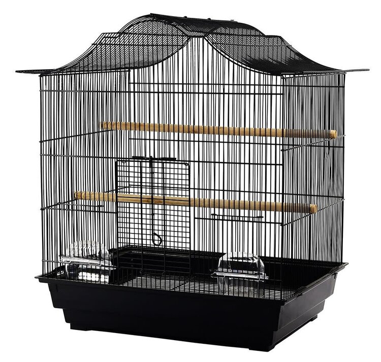 Leis Cage Camelia For Budgies/Finches/Canaries 51x41x61 cm  Black