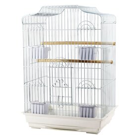 Cage Crocus For Cockatiel/Lovebirds  47x36x68 cm White