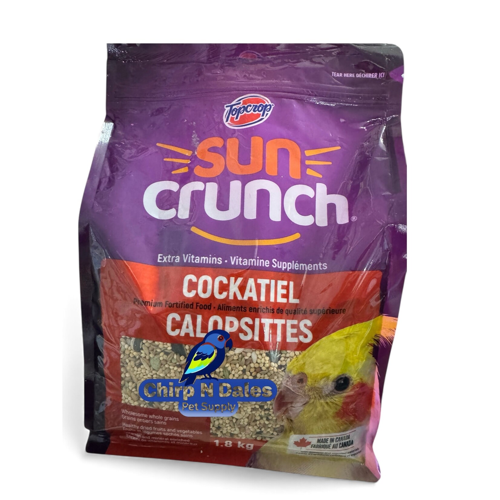 Topcrop Topcrop Suncrunch Cockatiel Food 1.8kg