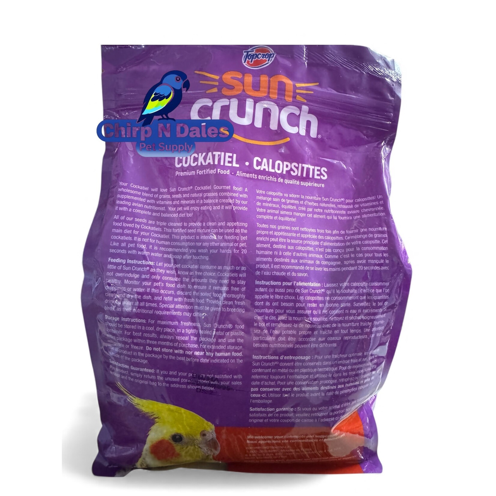 Topcrop Topcrop Suncrunch Cockatiel Food 1.8kg