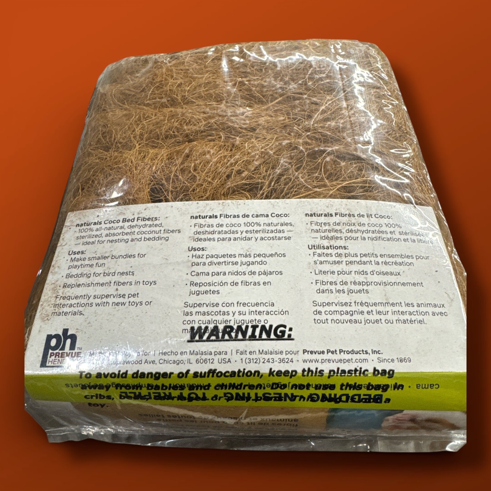 PREVUE PET PRODUCTS Prevue Pet Products Naturals Coco Bed Fibers 0.5 lb (227 g)