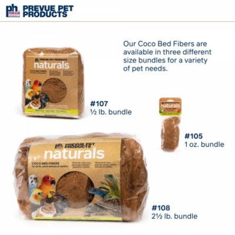 PREVUE PET PRODUCTS Prevue Pet Products Naturals Coco Bed Fibers 0.5 lb (227 g)