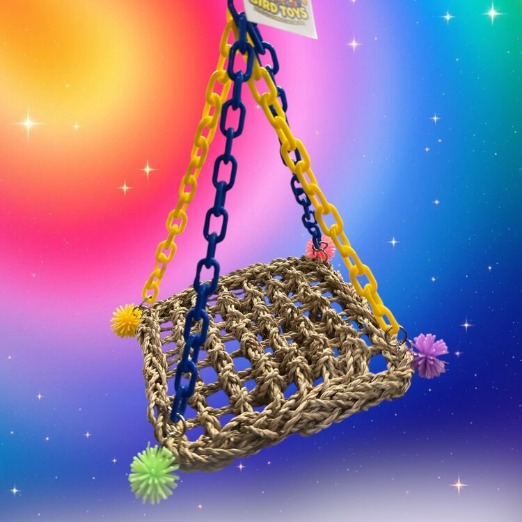 Bonkers Medium Seagrass Swing 7 x 7 x 12”