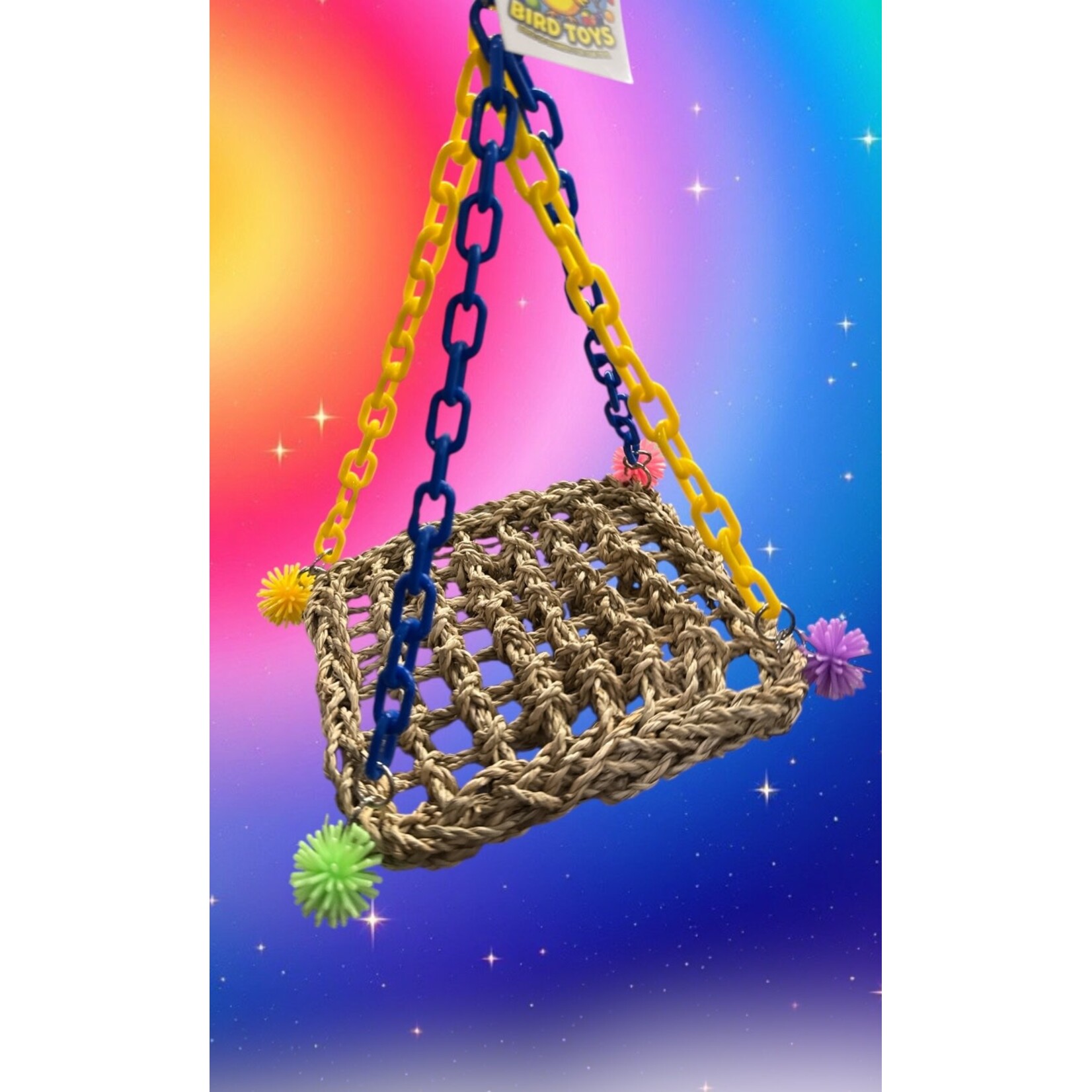 Bonkers Medium Seagrass Swing 7 x 7 x 12”