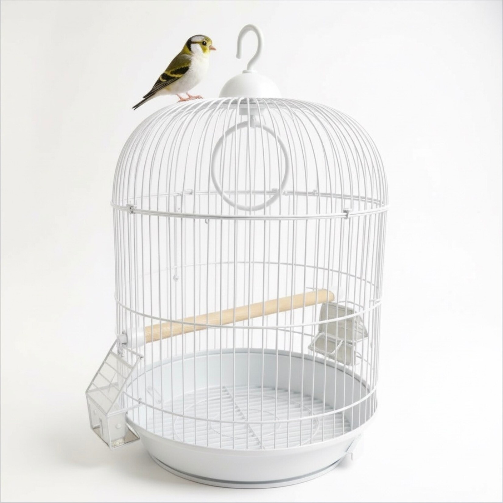 Cage Cassis For Budgies/Finches/Canaries 33x33x56 cm White