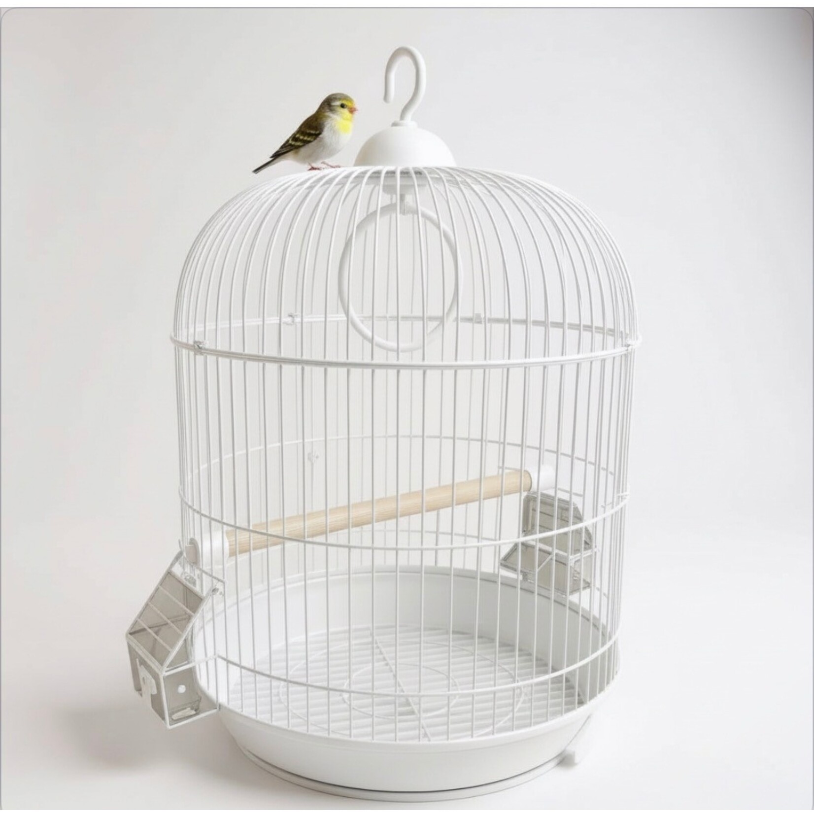 Cage Cassis For Budgies/Finches/Canaries 33x33x56 cm White