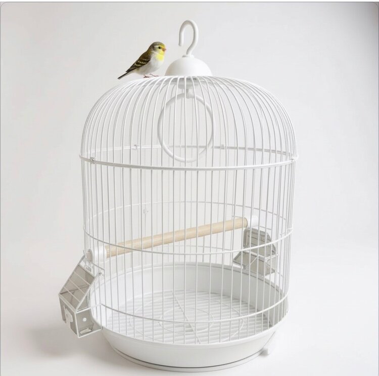 Cage Cassis For Budgies/Finches/Canaries 33x33x56 cm White