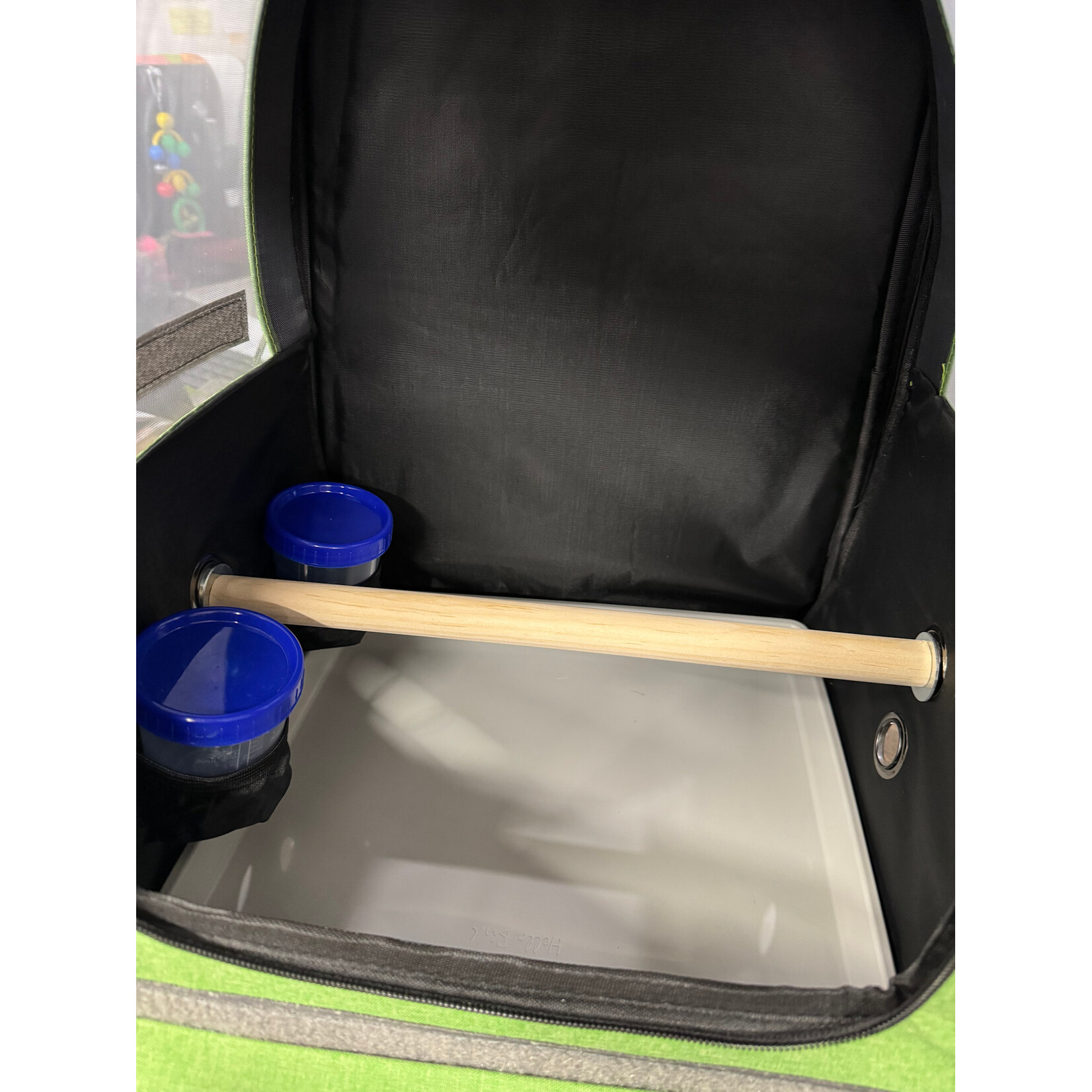 Glitter Pets Sturdy Fabric Parrot Bird Carrier Backpack