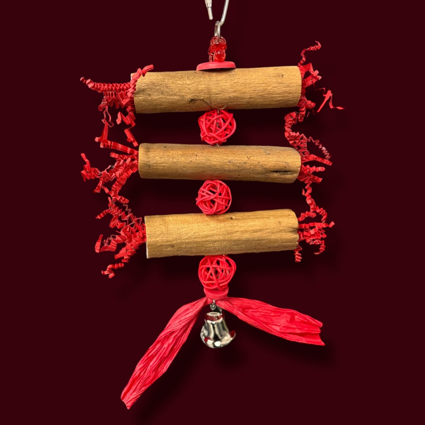 Bonkers Valentine Sola Spinner with Bell 11” x 6”