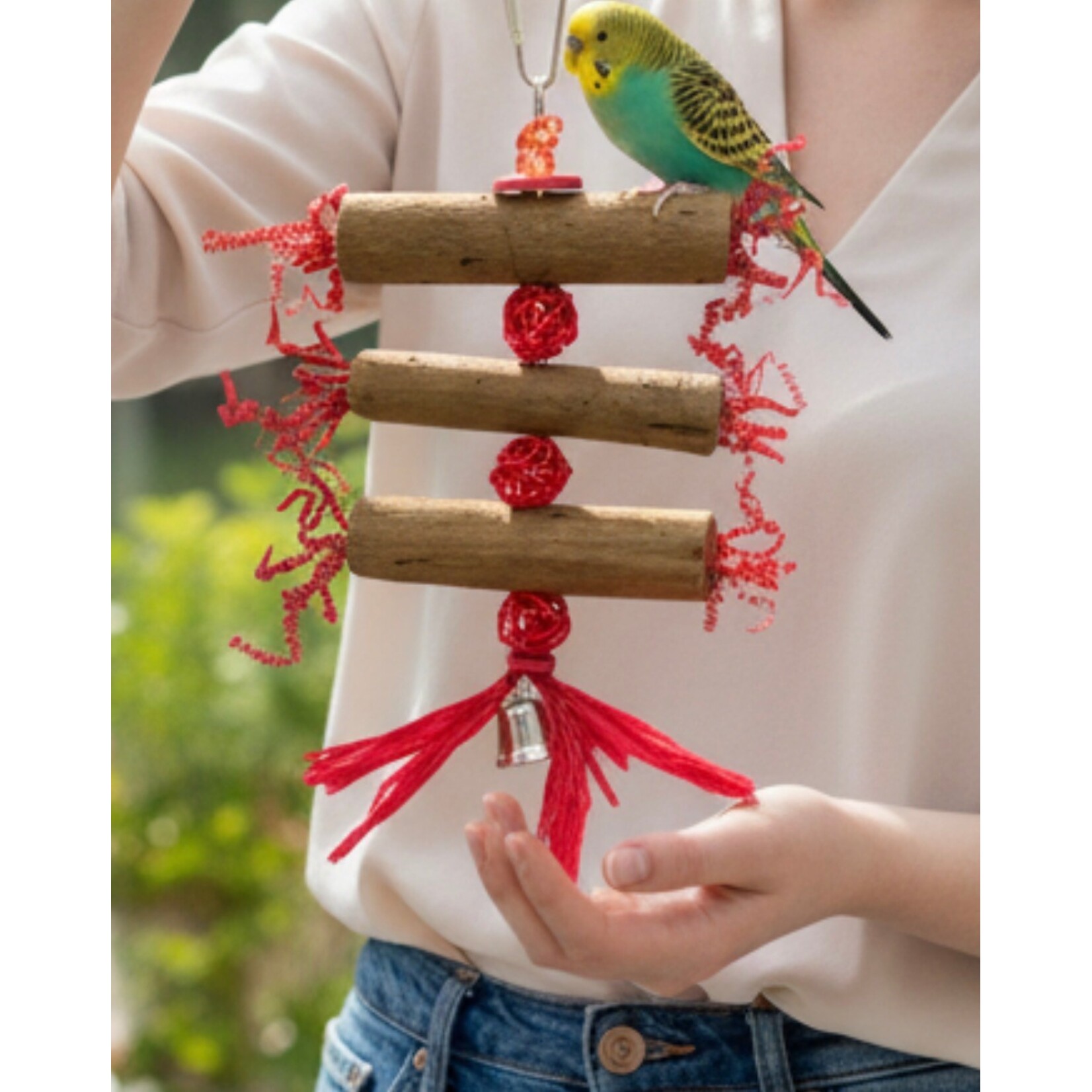 Bonkers Valentine Sola Spinner with Bell 11” x 6”