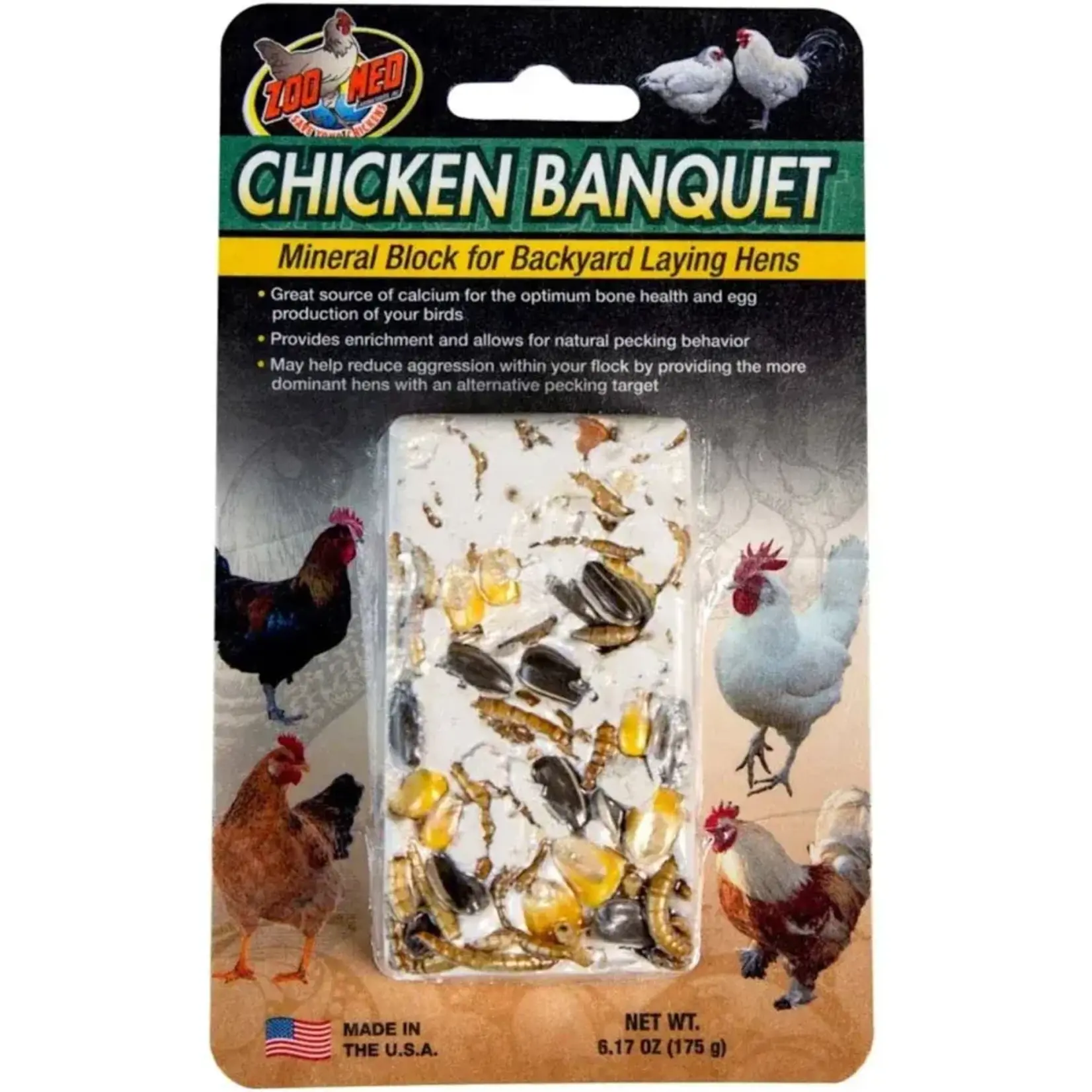 Zoo Med Labs Zoo Med Chicken Banquet Mineral Block for Poultry