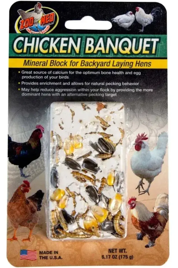 Zoo Med Labs Zoo Med Chicken Banquet Mineral Block for Poultry