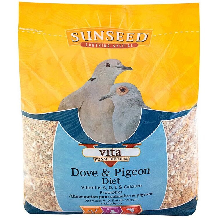 Vitakraft Sunseed Vita Sunscription Dove & Pigeon Food, 5 lb