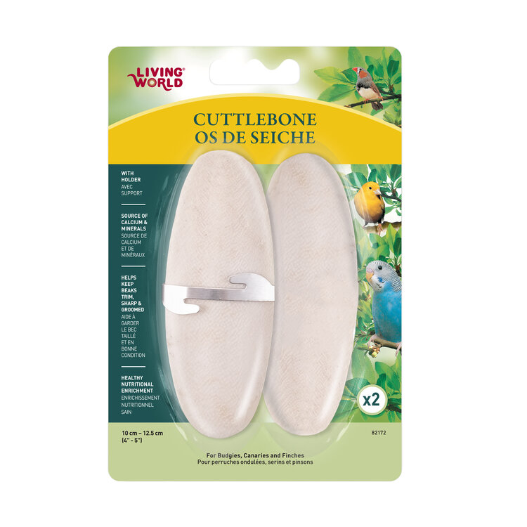 Living World Cuttlebone with Holder