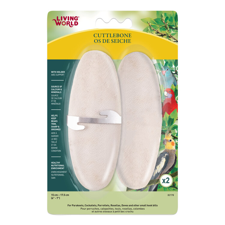 Living World Cuttlebone with Holder