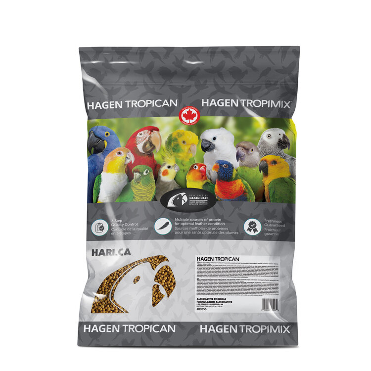 Hari Hagen Tropican Alternative Granules for Parrots 4 mm 80556 9.07 g (20 lbs)
