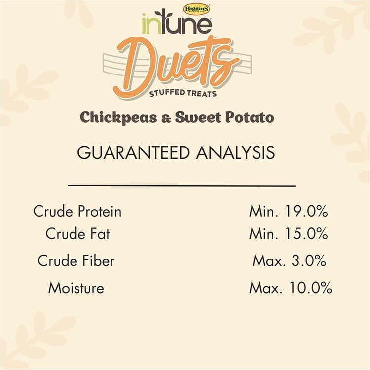 Higgins Intune Duets Chickpeas and Sweet Potatoes 3oz