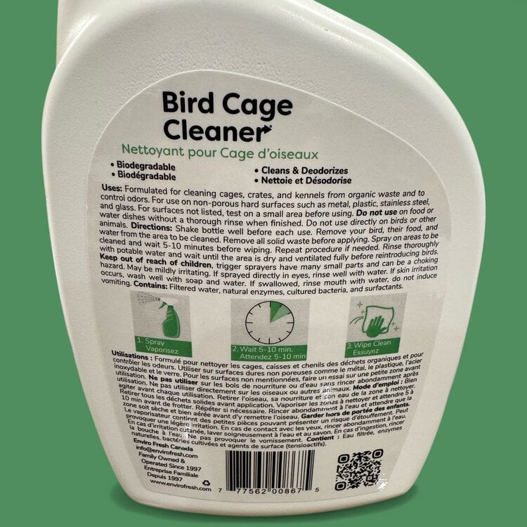 Enviro Fresh Enviro Fresh Bird Cage Cleaner 950 ml