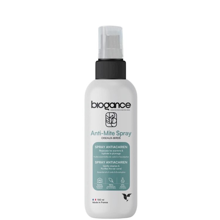 Biogance BIOGANCE ORGANIC ANTI-MITE SPRAY FOR BIRDS 100ML NATURAL PARASITE CONTROL