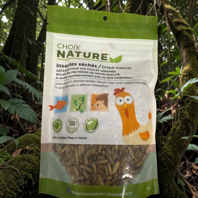 CHOIX NATURE CHOIX NATURE DRIED BLACK SOLDIER FLY LARVAE TREATS