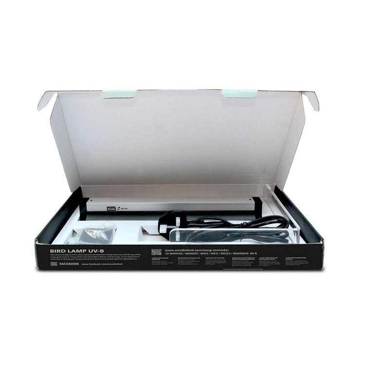 Arcadia Arcadia Bird PureSun Mini Complete Full Spectrum + 2.4% UVB Lighting Kit 8W