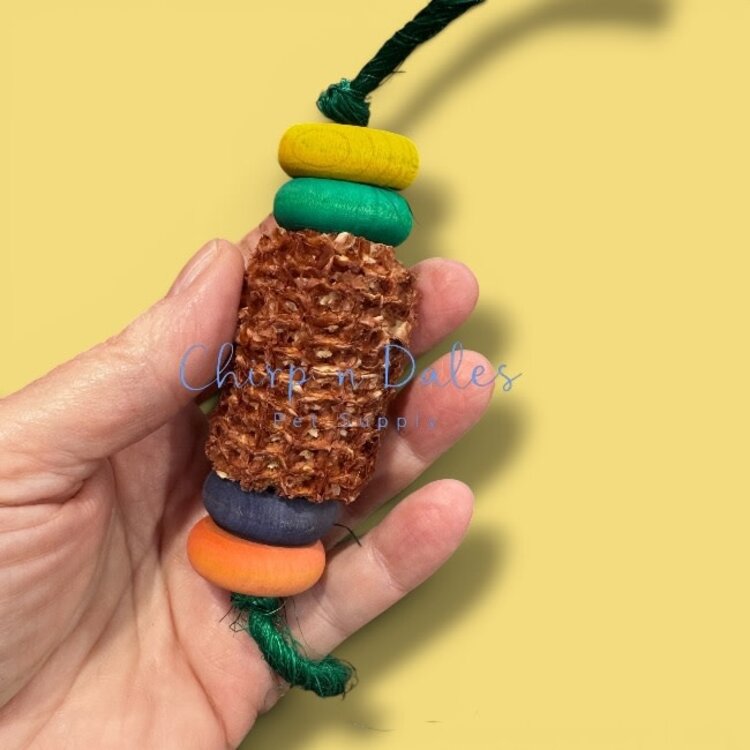 Beak Joy Parrot Toys HANDMADE PARROT FOOT TOY ASSORTMENT – PARROT SAFE WOOD FOOT TOYS FOR SMALL & MEDIUM PARROTS