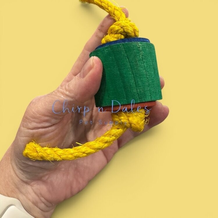 Beak Joy Parrot Toys HANDMADE PARROT FOOT TOY ASSORTMENT – PARROT SAFE WOOD FOOT TOYS FOR SMALL & MEDIUM PARROTS