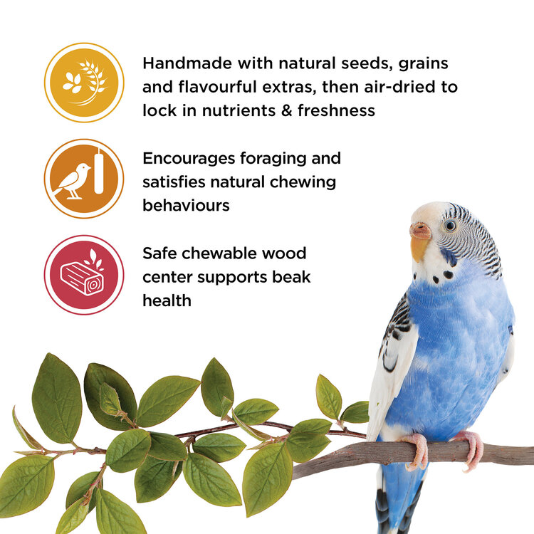 Living World LIVING WORLD BUDGIE STICKS VARIETY PACK 130 G